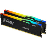 Operatīvā atmiņa Kingston Fury Beast RGB 16Gb 6000 MHz DDR5 CL36 Kit of 2x8  (KF560C36BBEAK2-16) (2x8Gb KIT)
