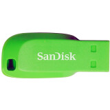 USB zibatmiņa SanDisk Cruzer Blade USB Flash Drive 64GB Electric Green (SDCZ50C-064G-B35GE)