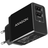 Kabeļu sistēmu sastāvdaļa (SCS) Axagon Dual wall charger <240V / 2x port 5V-2.2A + 5V-1A. 16W total power. (ACU-DS16)