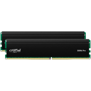 Operatīvā atmiņa Crucial Pro 32GB Kit (2x16GB) DDR4-3200 UDIMM CL22 (8Gbit/16Gbit), EAN: 649528937780 - CP2K16G4DFRA32A