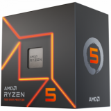 Procesors AMD CPU Desktop Ryzen 5 6C/12T 7600 (5.2GHz Max, 38MB,65W,AM5) box, with Radeon Graphics and Wraith Stealth Cooler (100-100001015BOX)
