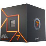 Procesors AMD CPU Desktop Ryzen 7 8C/16T 7700 (5.3GHz Max, 40MB,65W,AM5) box, with Radeon Graphics and Wraith Prism Cooler (100-100000592BOX)