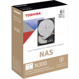 Cietais disks TOSHIBA N300 NAS 3.5" 6TB (HDWG460EZSTA)