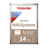 Cietais disks TOSHIBA N300 NAS 3.5" 14TB (HDWG51EEZSTAU)