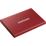 Ārējie cietie diski un SSD SAMSUNG Portable T7 1TB red (MU-PC1T0R/WW)