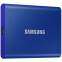 Ārējie cietie diski un SSD SAMSUNG Portable T7 500GB blue (MU-PC500H/WW) - foto 2