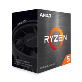 Procesors AMD Desktop Ryzen 5 6C/12T 5600X (3.7/4.6GHz Max Boost,35MB,65W,AM4) box with Wraith Stealth Cooler (100-100000065BOX)