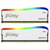Operatīvā atmiņa KINGSTON Fury Beast RGB White 32GB 3200MHZ DDR4 CL16 Kit of 2x16GB (KF432C16BWAK2/32)