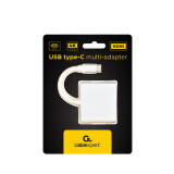 GEMBIRD adapter HDMI/USB/USB Type-C (A-CM-HDMIF-02-SV)