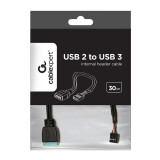 GEMBIRD adapter USB 3.0 FP - USB 2.0 (CC-U3U2-01)