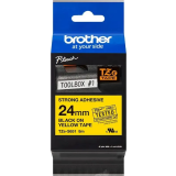 Brother 24mm Black on Yelow (TZES651)