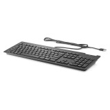 Tastatūra HP USB Business Slim CCID SC Keyboard (EN) (Z9H48AA/ABB)