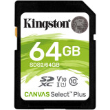 Memory card Kingston SD 64Gb Canvas Select Plus  (SDS2/64GB)