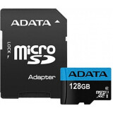 Memory card ADATA 128Gb MicroSD Premier + SD adapter (AUSDX128GUICL10A1-RA1)