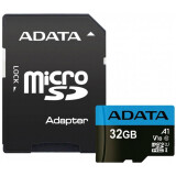 Memory card ADATA 32Gb MicroSDHC Premier + SD adapter (AUSDH32GUICL10A1-RA1)