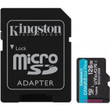 Memory card Kingston MicroSD 128Gb + SD adapter (SDCG3/128GB)