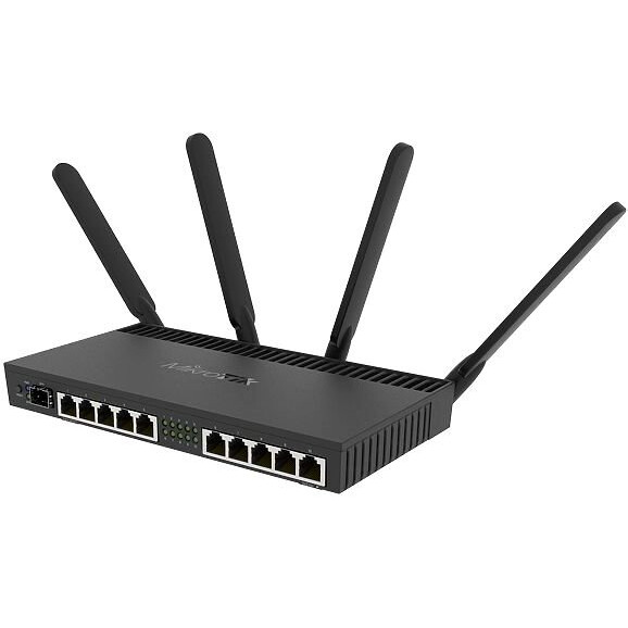 Wi-Fi maršrutētājs (rūteris) MIKROTIK RouterBOARD 4011iGS+5HacQ2HnD (RB4011IGS+5HACQ2HND-IN) - RB4011iGS+5HacQ2HnD-IN