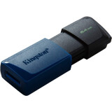 USB zibatmiņa Kingston 64Gb DataTraveler Exodia M Black/Blue (DTXM/64GB)