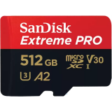 Memory card 512Gb MicroSD SanDisk Extreme Pro (SDSQXCD-512G-GN6MA)