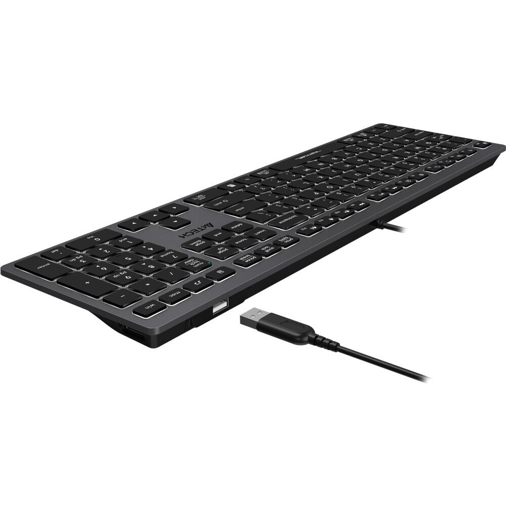Tastatūra A4Tech Fstyler FX60H Grey (A4TKLA47125) - foto 6