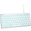 Tastatūra A4Tech Fstyler FX61 White/Blue - foto 4