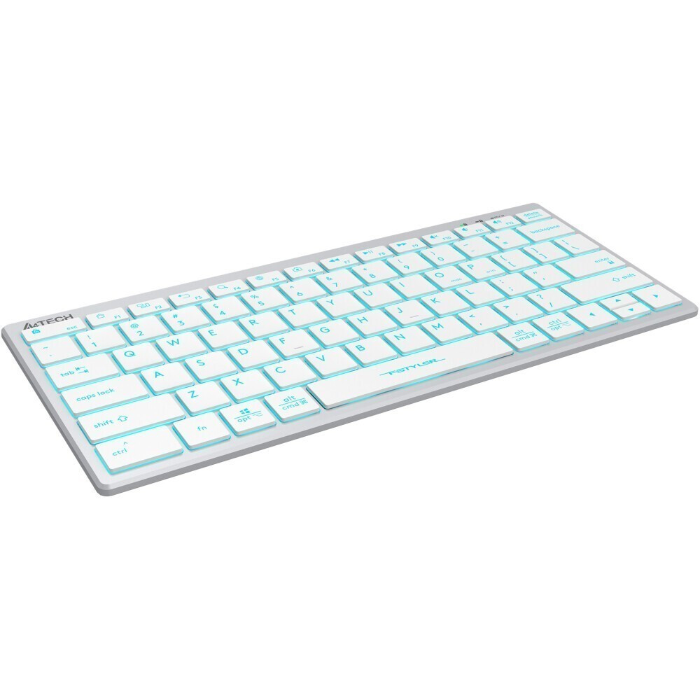 Tastatūra A4Tech Fstyler FX61 White/Blue - foto 5