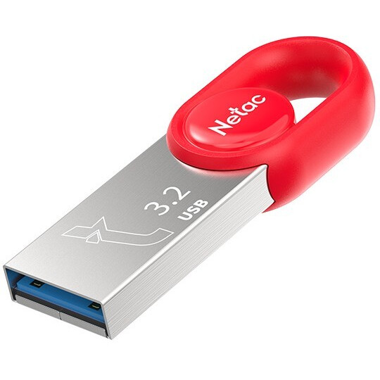 USB zibatmiņa 32Gb Netac UM2 USB3.0 Red - NT03UM2N-032G-32RE