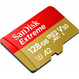 Atmiņas kartes 128Gb MicroSD SanDisk Extreme (SDSQXAA-128G-GN6MN)