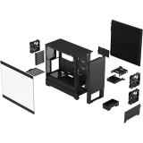 Datoru korpuss Fractal Design Pop Silent Black TG Clear Tint (FD-C-POS1A-02)