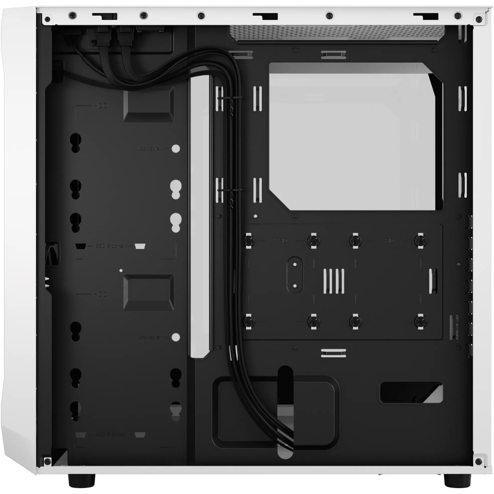 Datoru korpuss Fractal Design Focus 2 White TG Clear Tint - FD-C-FOC2A-02 - foto 9