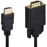 Kabelis HDMI (M) - VGA (M), 1.8m, KS-IS KS-441