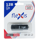 USB zibatmiņa 128Gb Flexis RB-103 Black (FUB20128RB-103)