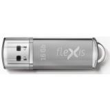 USB zibatmiņa 16Gb Flexis RB-108 Silver (FUB20016RB-108)