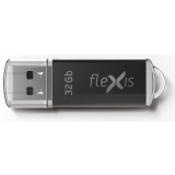 USB zibatmiņa 32Gb Flexis RB-108 3.0 Black (FUB30032RBK-108)
