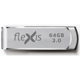 USB zibatmiņa 64Gb Flexis RS-105 Silver (FUB30064RS-105)