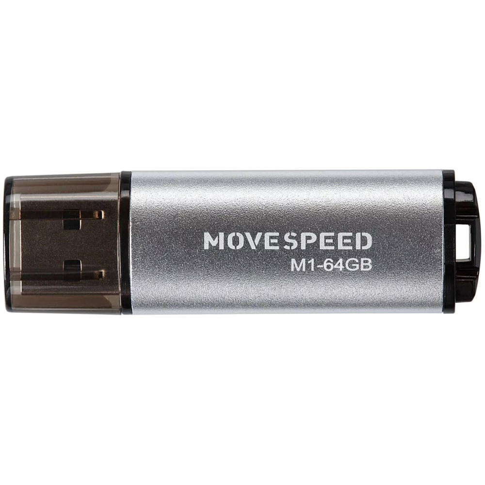 USB zibatmiņa 64Gb Move Speed M1 Silver - M1-64G