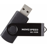 USB zibatmiņa 16Gb Move Speed M2 Black (M2-16G)