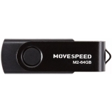 USB zibatmiņa 64Gb Move Speed M2 Black (M2-64G)