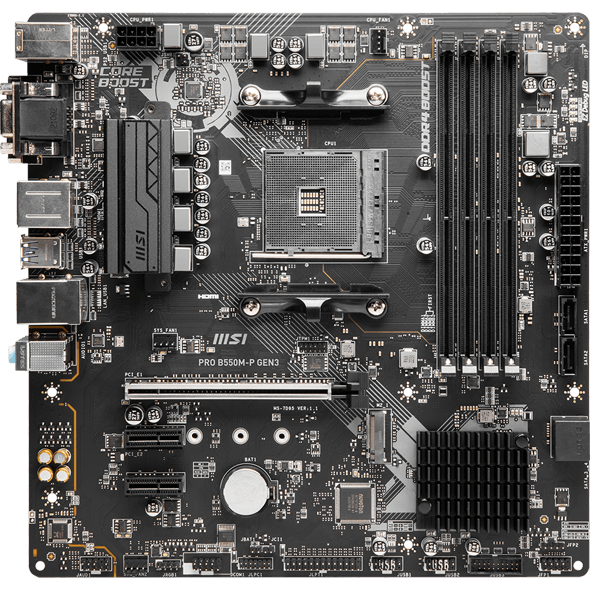 Carte mère MSI PRO B550M-P GEN3