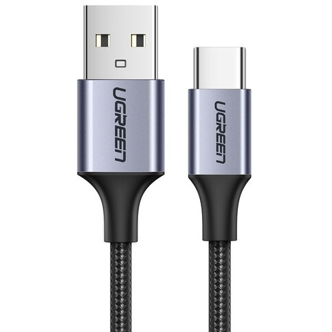 Kabelis USB - USB Type-C, 3m, UGREEN US288 Gray - 60408
