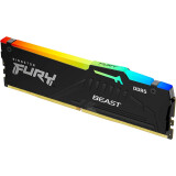 Operatīvā atmiņa 16Gb DDR5 6000MHz Kingston Fury Beast RGB (KF560C40BBA-16)