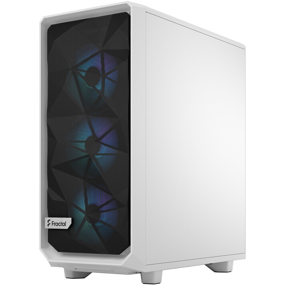 Datoru korpuss Fractal Design Meshify 2 Compact RGB White TG Clear Tint - FD-C-MES2C-08 - foto 3