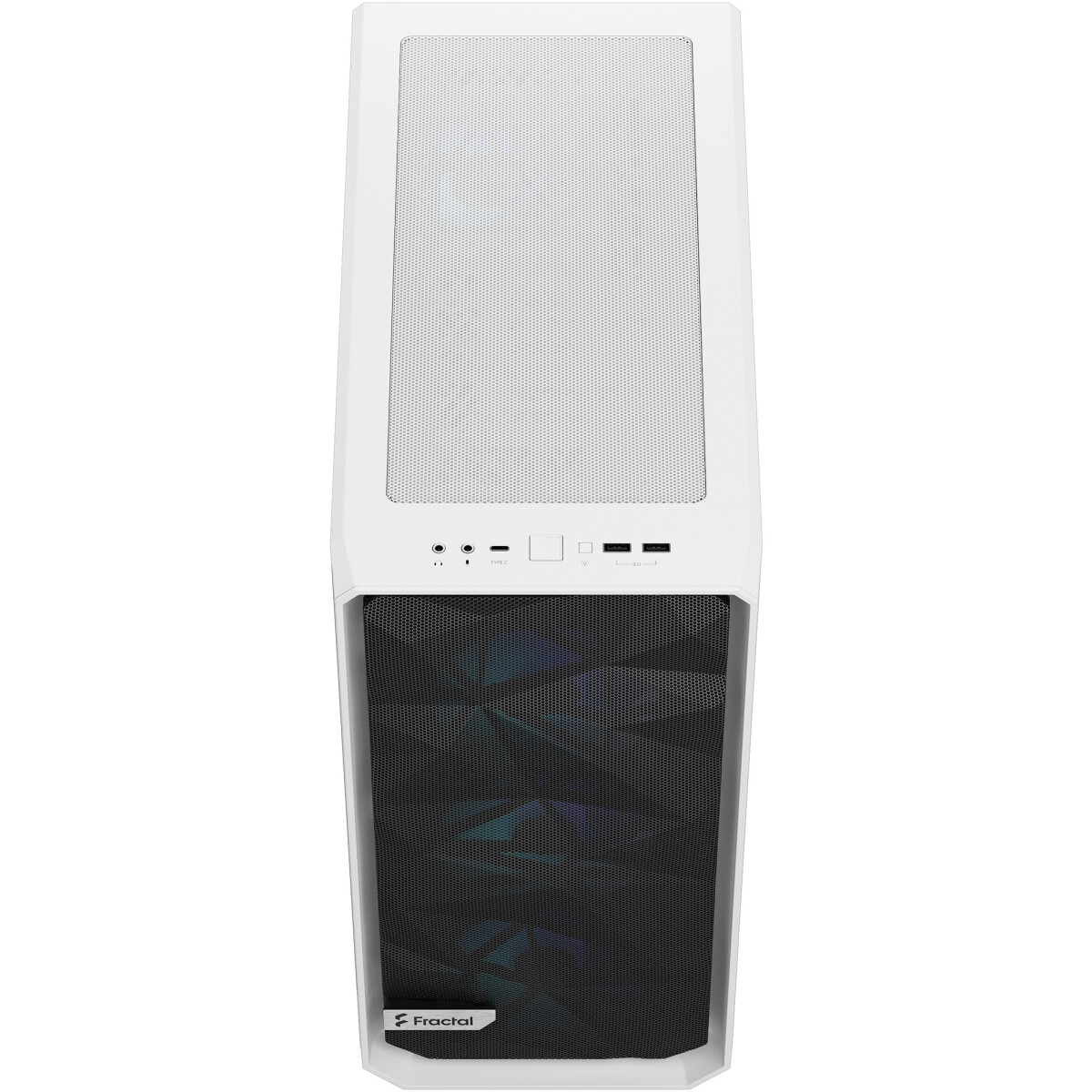 Datoru korpuss Fractal Design Meshify 2 Compact RGB White TG Clear Tint - FD-C-MES2C-08 - foto 4