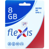 La carte mémoire 8Gb MicroSD Flexis (FMSD008GU1)