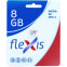 Atmiņas kartes 8Gb MicroSD Flexis (FMSD008GU1)