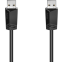 Kabelis USB 2.0 A (M) - A (M), 1.5m, HAMA H-200601 - 00200601