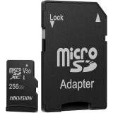 Atmiņas kartes 256Gb MicroSD Hikvision C1 + SD adapter (HS-TF-C1(STD)/256G/ADAPTER)