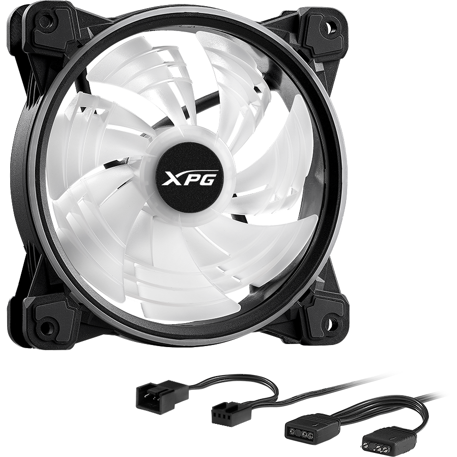 Ventilateur de boîtier ADATA XPG HURRICANE 120 PWM ARGB - HURRICANE120ARGBPWM-BKCWW