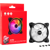 Korpusa dzesētājs ADATA XPG HURRICANE 120 PWM ARGB (HURRICANE120ARGBPWM-BKCWW)