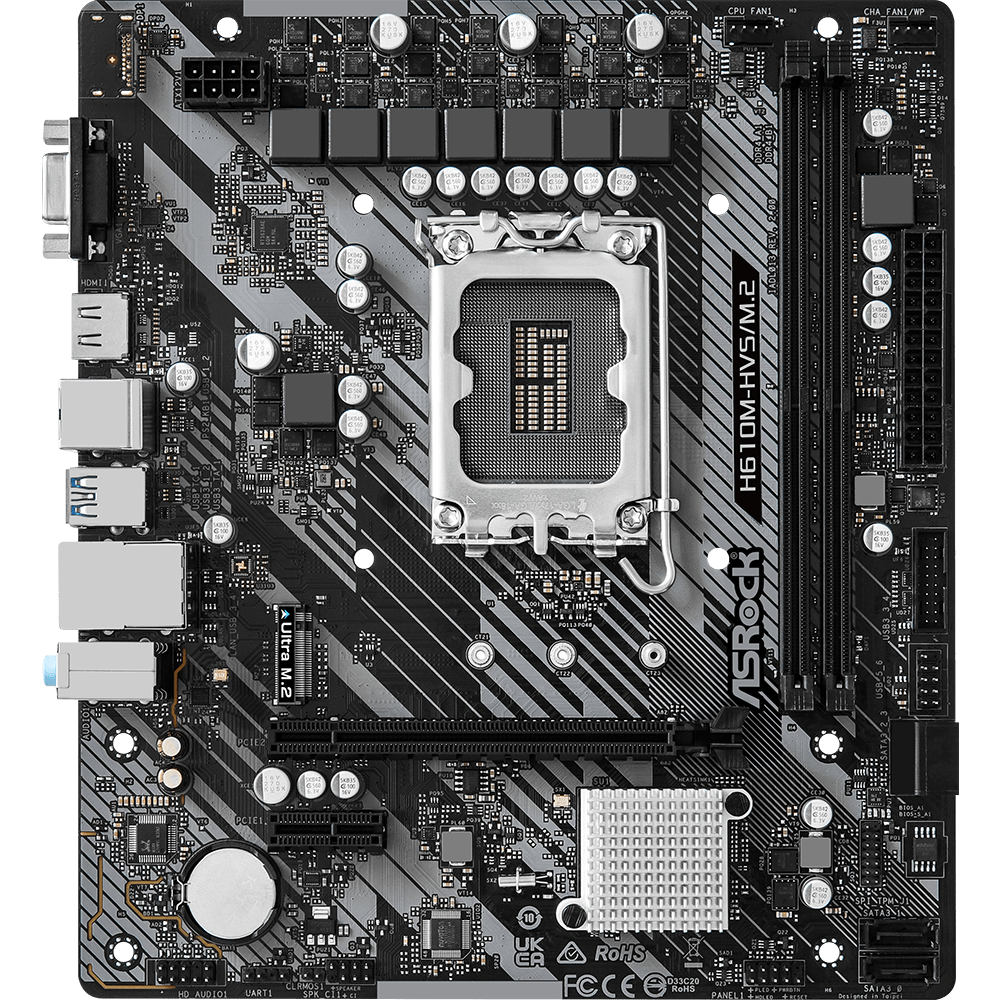 Pamatplate ASRock H610M-HVS/M.2 R2.0